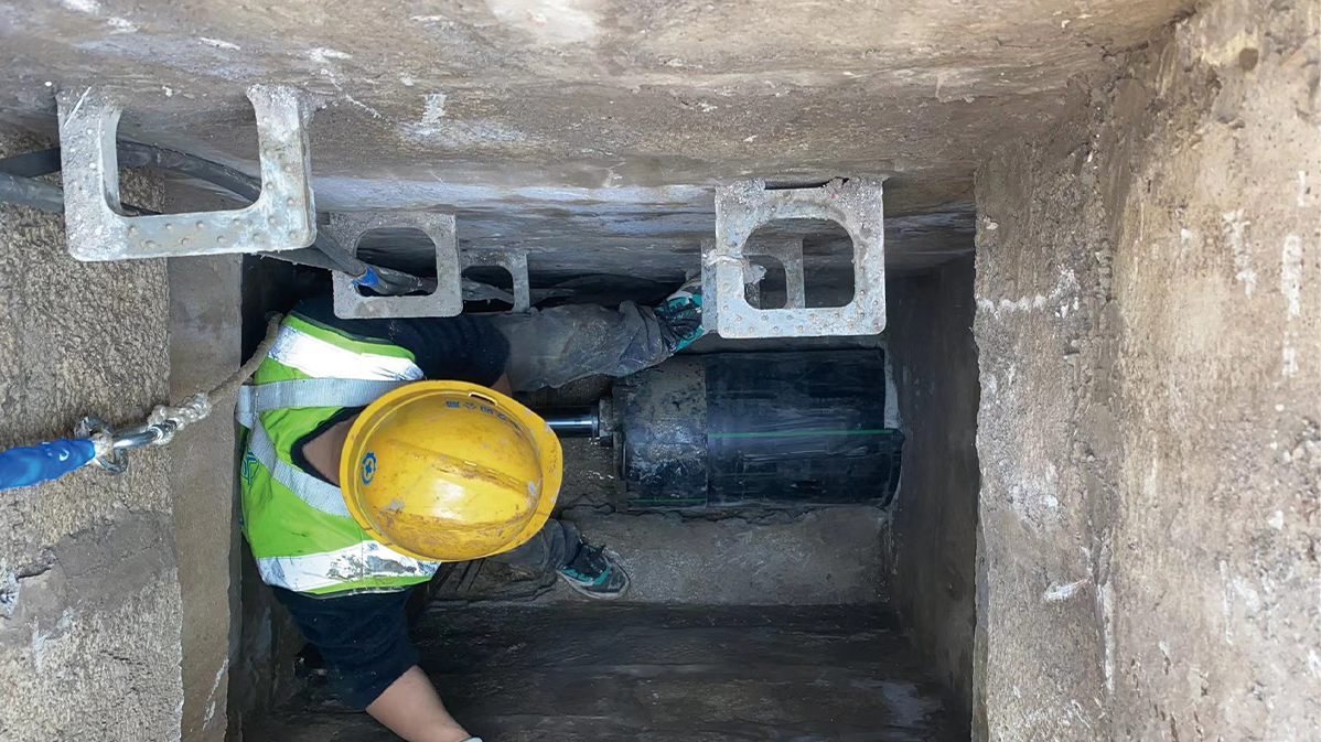 铁山HDPE短管内衬法